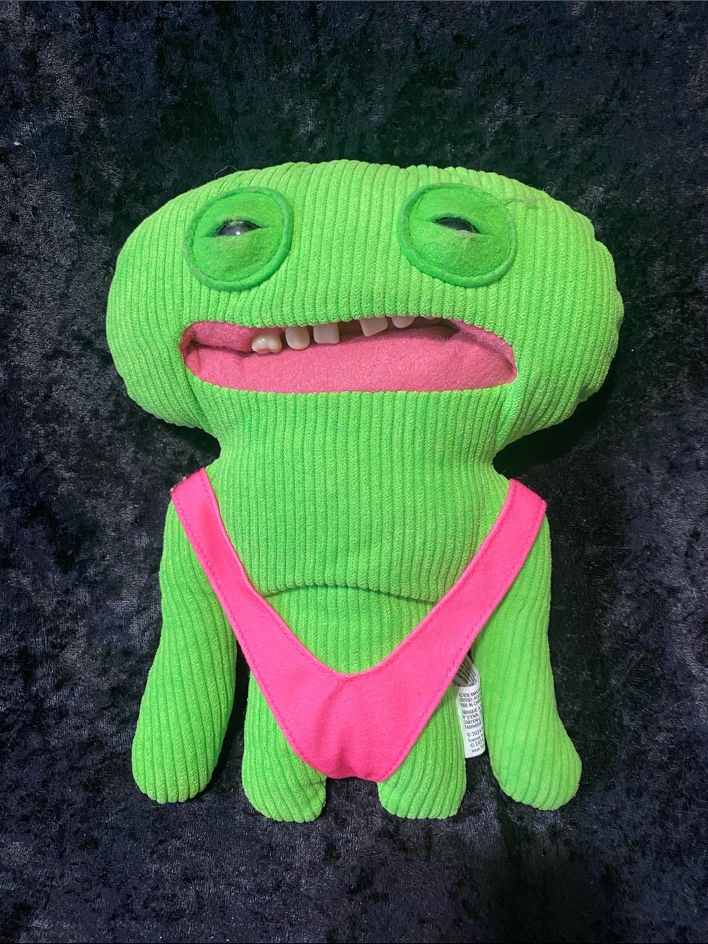 Fuggler Smiley O Riley Stuffed Toy - Soft Corduroy